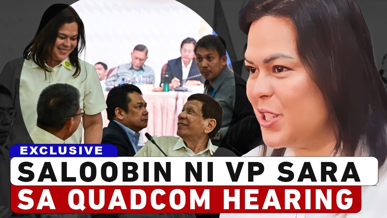 Saloobin Ni VP Sara Duterte Sa Quadcom Hearing YouTube saloobin-ni-vp-sara-duterte-sa-quadcom-hearing-youtube
