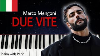 Marco Mengoni - Due Vite | Italy 🇮🇹 | Piano Cover | San Remo - Eurovision 2023