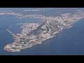 Takeoff from Gibraltar Airport and flight around the rock, U28902, Airbus A320