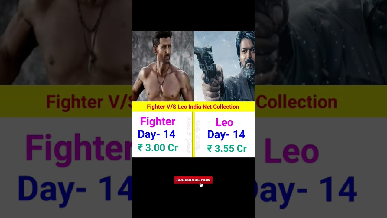 Fighter V/S Leo India Net Collection Day=14 | 