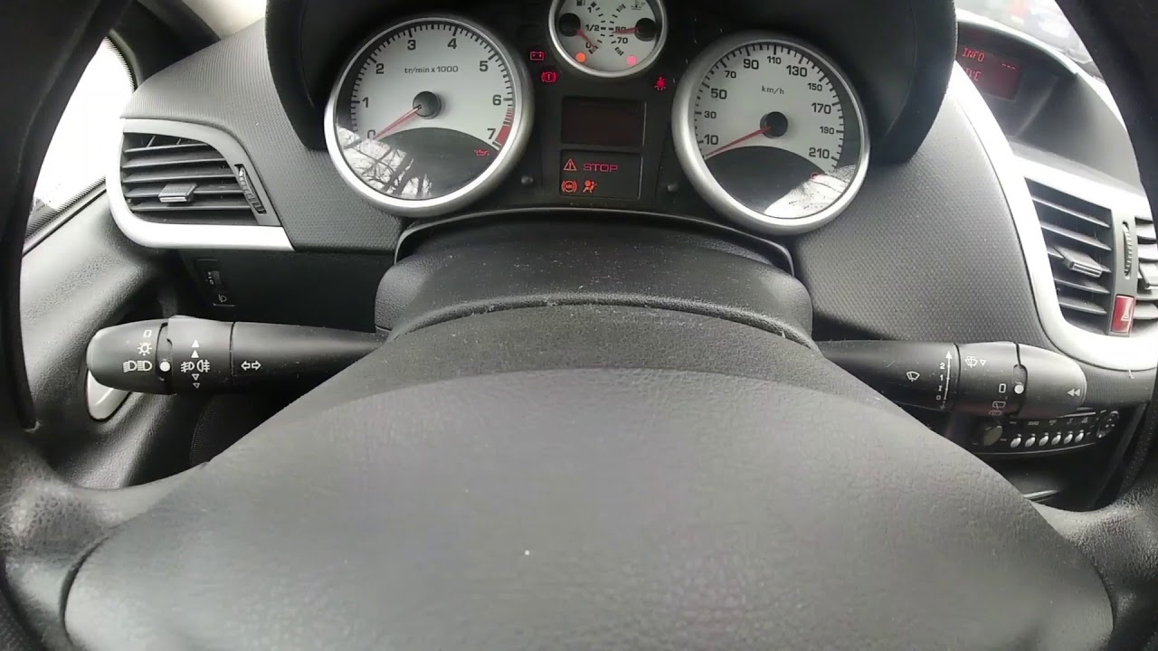 Peugeot 207 20062012 kasowanie inspekcji (oil reset, inspection, maintenance) YouTube