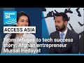 From refugee to tech success story: Afghan entrepreneur creates innovative learning platform