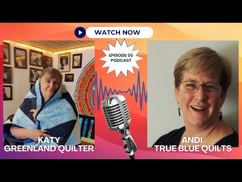 Andi Shares Her Quilting Journey - Podcast EP05 #podcast #quilting #sewing #interview #diy #fyp