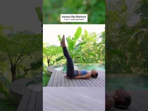 The 7-Min Intense Abs Workout I Did Yesterday 🔥 #pilates #abs #workout @LillySabri