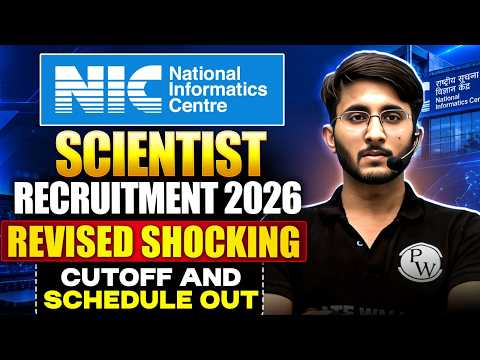 NIC Scientist B Recruitment 2026 🚨 Revised Cutoff & Interview Schedule | Latest Update