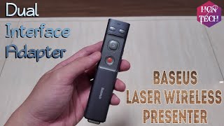 Baseus Laser Wireless Presenter Unboxing - Dual Interface Adapter