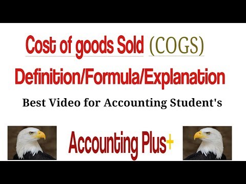 Cost of Goods Sold (COGS) Formula | Calculation | Definition | Example