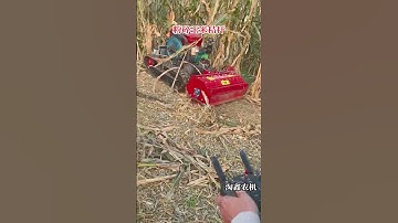 Multifunctional rotary tiller, straw returning to field, grass crusher, remote control micro til