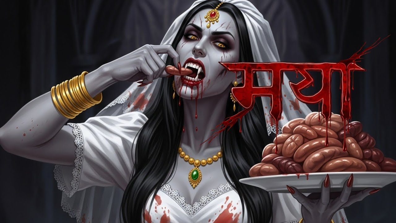 माया एक पिचाशनी | Horror 2d Animation in Hindi Cartoon Indian dayan 