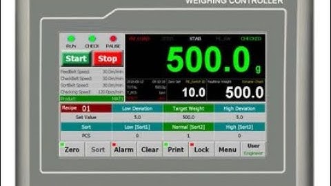 Check Weigher Controller