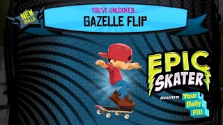Epic Skater Gameplay ( #6 ) | Learning Gazelle flip for Special trick! screenshot 4