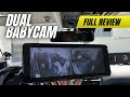 SUVOIT DUAL Baby Car Camera, Huge ,6.86" Display Monitor - Nighttime IF Footage