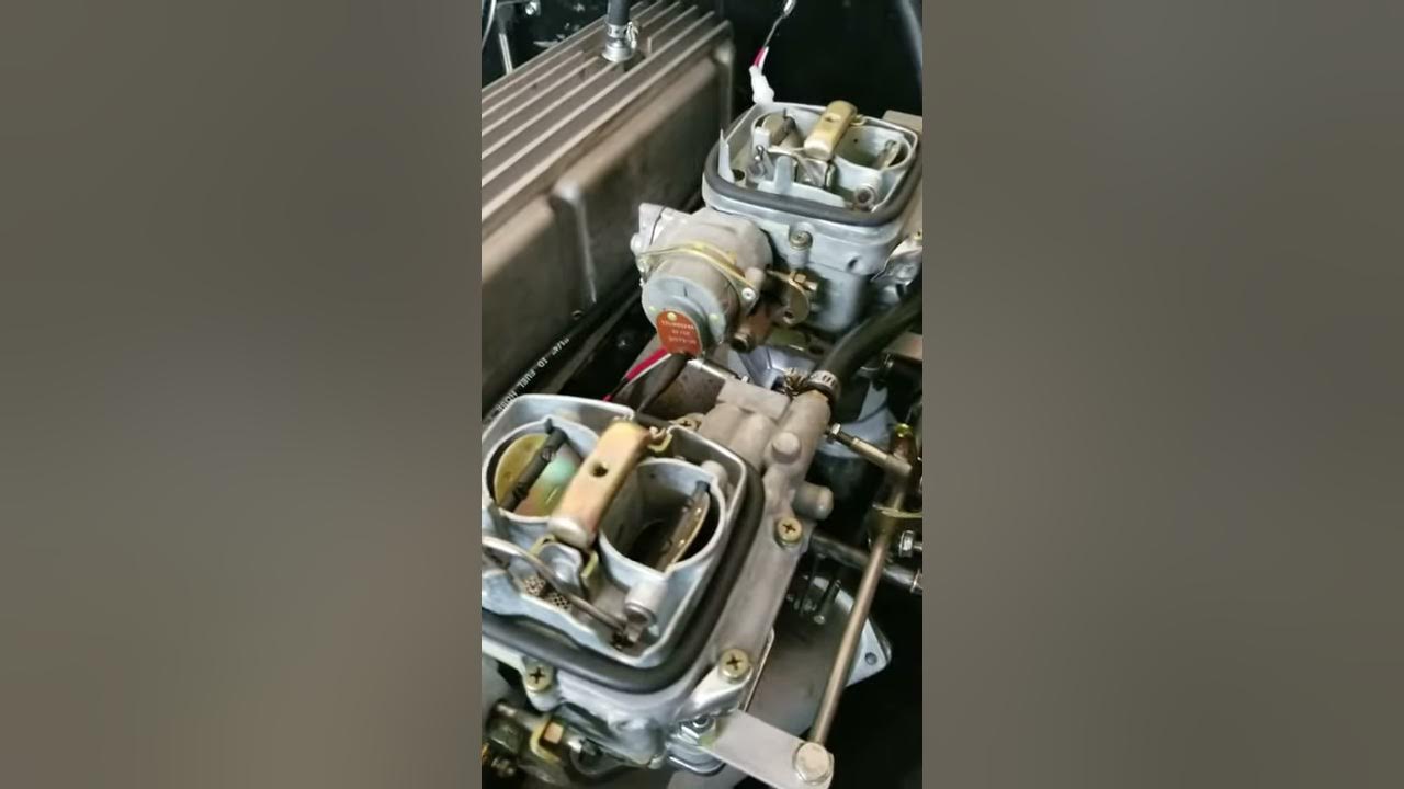 250 inline 6 dual carb offenhauser intake first idle youtube