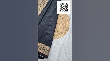 scan this QR code on meesho app by screenshot of my video. semi shiffon silk saree. under ₹1138.