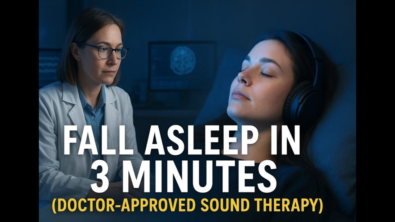 “Fall Asleep in 3 Minutes (Doctor-Approved Sound Therapy)” – Short, powerful, hypnotic.