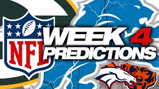 NFL Week 4 Predictions 2023