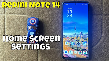 How to Change Transition Animation on Redmi Note 14 / Home Screen Settings on Redmi Note 14