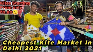 Cheapest Kite Market in Delhi | 2021 | Modiji Kite | Mini Kites | India Charkhari