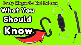 Celebrity Evaty Magnetic Aluminum Alloy Net Release Holder Keychain Fly Fishing Net Retractor Fishing Net Keep Wealth