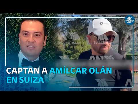 Amílcar Olán es localizado en Suiza; intenta arrebatar cámara a reportero que buscaba entrevistarlo