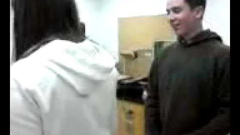 James Huss gets smacked Freshman Year