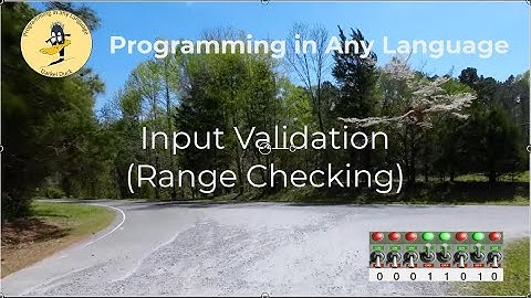 Input Validation (Range Checking)