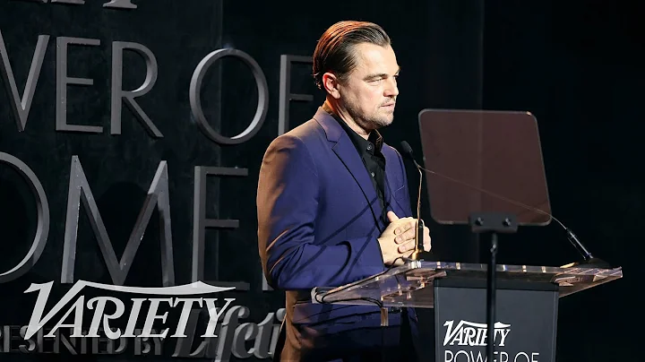 Leonardo DiCaprio Gives Speech Honoring Lily Gladstone's Performance in 'Killers of the Flower Moon'
