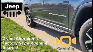 Snailfly Running Boards Side Steps Fit for 2021-2024 Jeep Grand Cherokee L - Unboxing/Install/Review