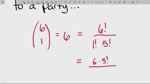 The Binomial Theorem - Factorials and Combinations