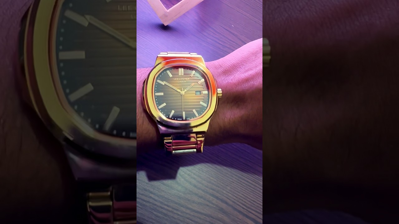 Lee cooper watch nautilus homage LC07368.490 gold 