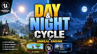 Day & Night Cycle in Unreal Engine 5 | Easy Dynamic Lighting for 2D & 3D Games screenshot 4