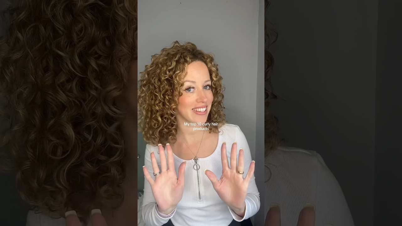 My top 10 curly hair products in no particular order. 