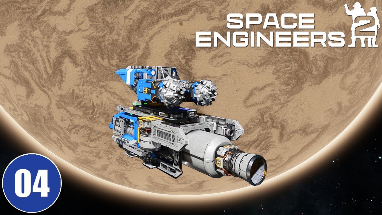 Шахтёрский корабль (Kemik). Space Engineers 2 (Alpha) #04