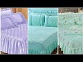 Classically frilly bed sheet Designs ||  wooooow outstanding bridal bedsheet designs