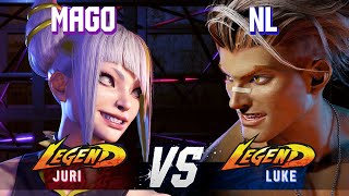 SF6 ▰ MAGO (Juri) vs NL (Luke) ▰ High Level Gameplay