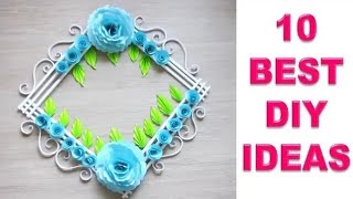 10 wall hanging craft ideas | amazing wall hanging | diy wall decor Paper Craft Ideas