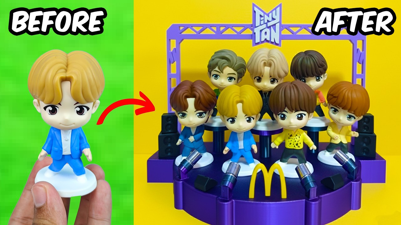 Я обновил игрушки BTS Tiny Tan Happy Meal