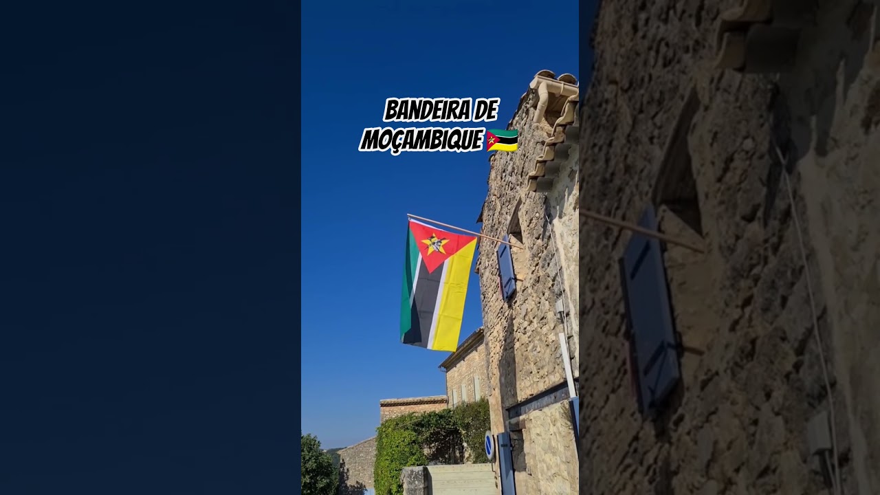 Bandeira de Moçambique 🇲🇿 #nationalhero  #trending  #travel  #viral  #maputo #Shorts of Mozambique