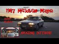 Australian Mitsubishi Magna Mk1 tested - Amazing Interior!