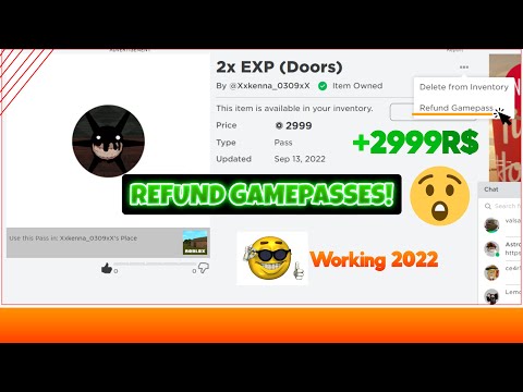 How to Refund Gamepasses on Roblox 2021 