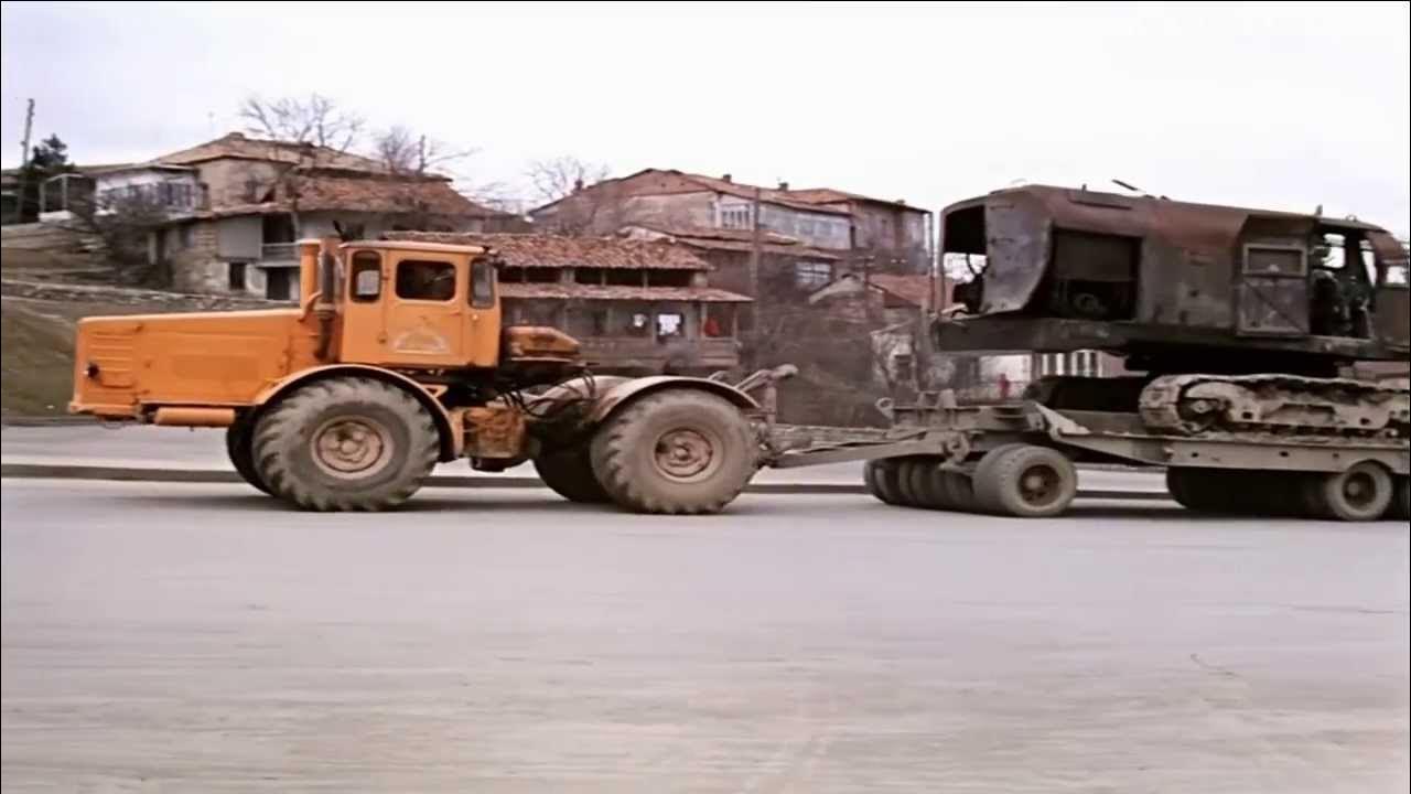 КЗ К-700 "Кировец", трактор-колесный из к/ф "Мимино" (1977). - YouTube