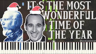 George Wyle &amp; Edward Pola - It's The Most Wonderful Time Of The Year (Solo Jazz Piano Synthesia)