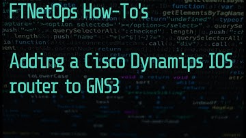 GNS3 2.2.7 - How to add a cisco IOS Dynamips router