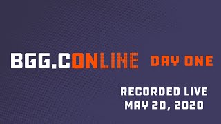 BGG.CONline • LIVE! Day 1 - Recorded May 20, 2020