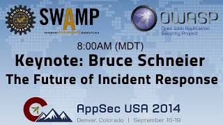Keynote   Bruce Schneier   The Future of Incident Response