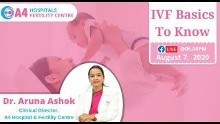 IVF Basics to know by Dr Aruna Ashok | What is IVF basic in Tamil | IVF - Things you need to know