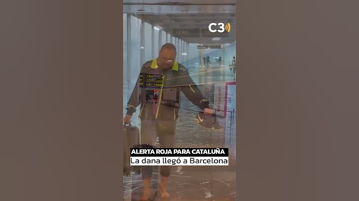 ¡ALERTA ROJA! Llegó la DANA a Cataluña: Riesgo extremo por inundaciones en BARCELONA