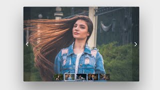 Famous Create Animated Image Slider using HTML, CSS & JavaScript | Image Slider with Thumbnail Wealth