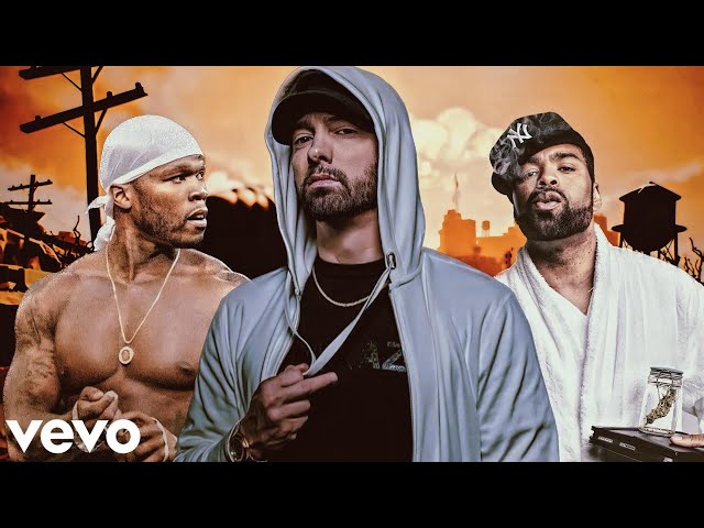 Eminem - Hawk ft. 50 Cent u0026 Method Man u0026 Nas u0026 Dmx (Music Video) 2023 class=