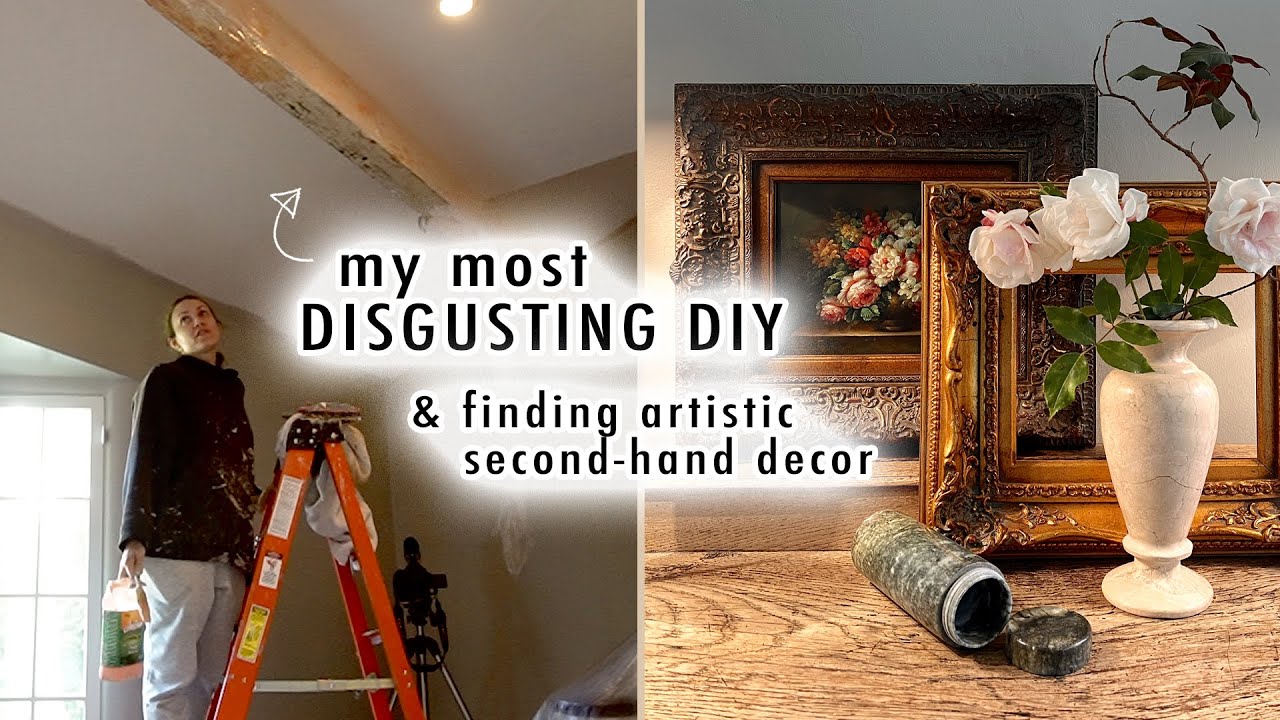 my most DISGUSTING DIY EVER + finding artistic second-hand decor | XO, MaCenna Vlogs